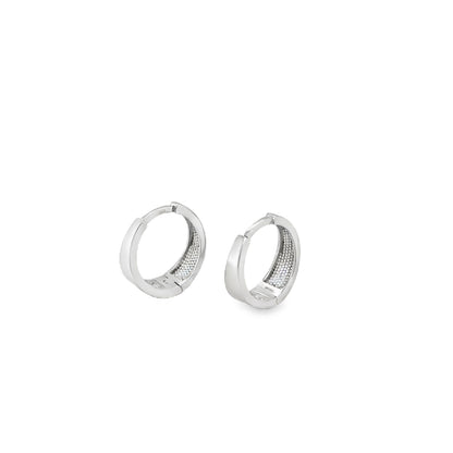 Jai's 14K White Gold Petite Extra-thick Huggies