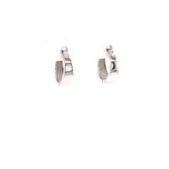 Jai's 14K White Gold Petite Extra-thick Huggies