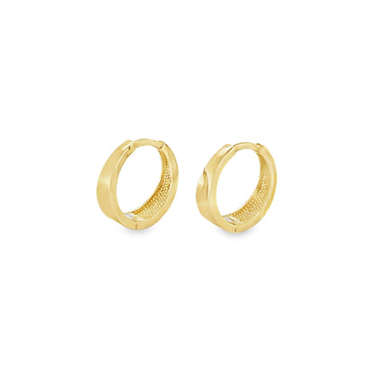 Jai's 14K Yellow Gold Extra-thick Huggies