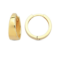 Jai's 14K Yellow Gold Petite Extra-thick Huggies