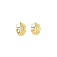 Jai's 14K Yellow Gold Extra-thick Petite Huggies