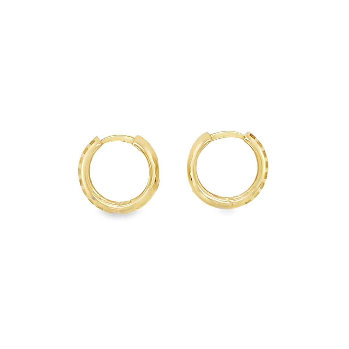Jai's 14K Yellow Gold Extra-thick Petite Huggies