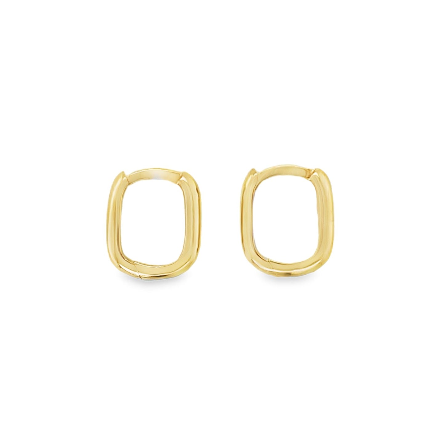 Jai's 14K Yellow Gold Petite Rounded Paperclip Hoops