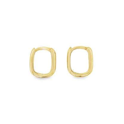 Jai's 14K Yellow Gold Petite Rounded Paperclip Hoops