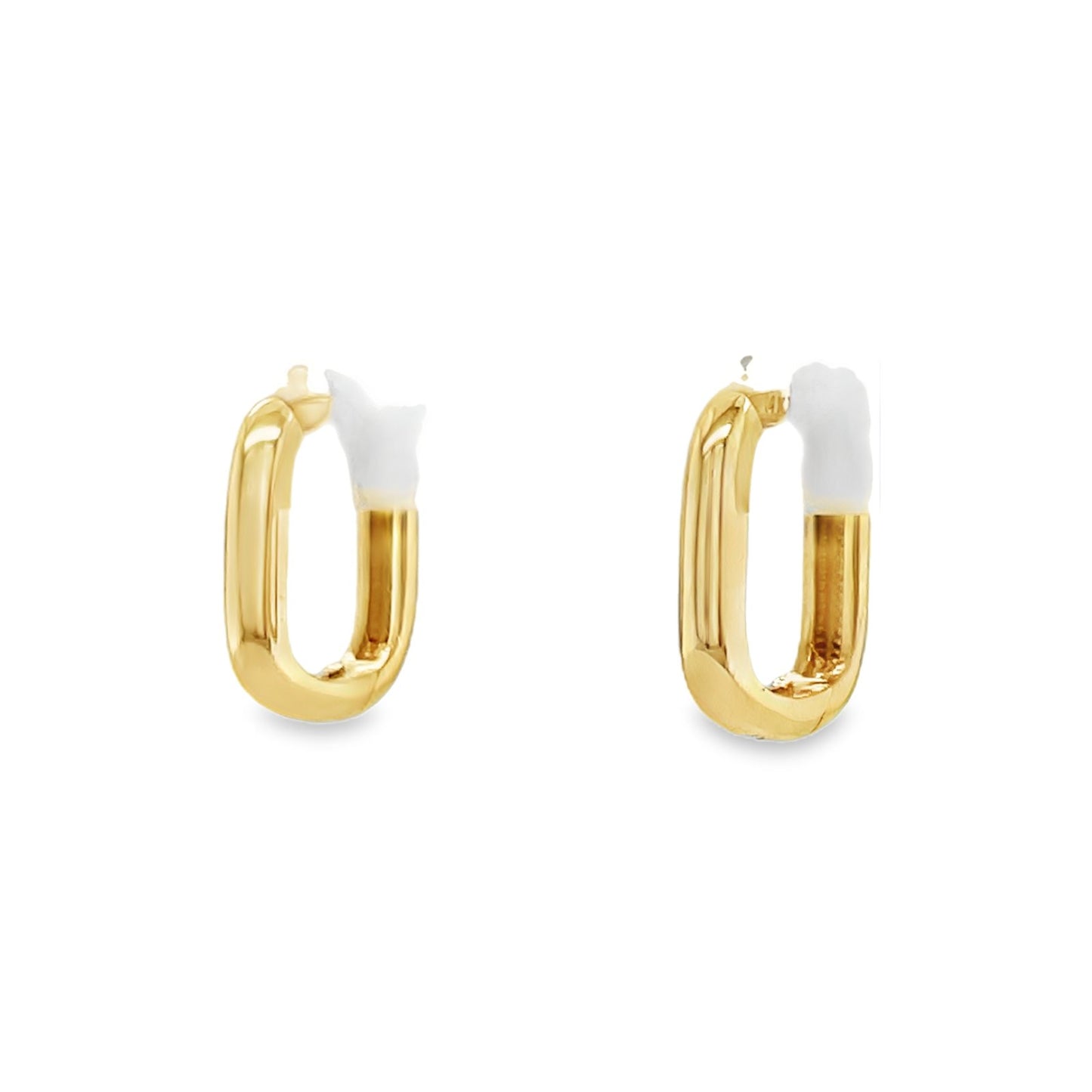 Jai's 14K Yellow Gold Petite Rounded Paperclip Hoops