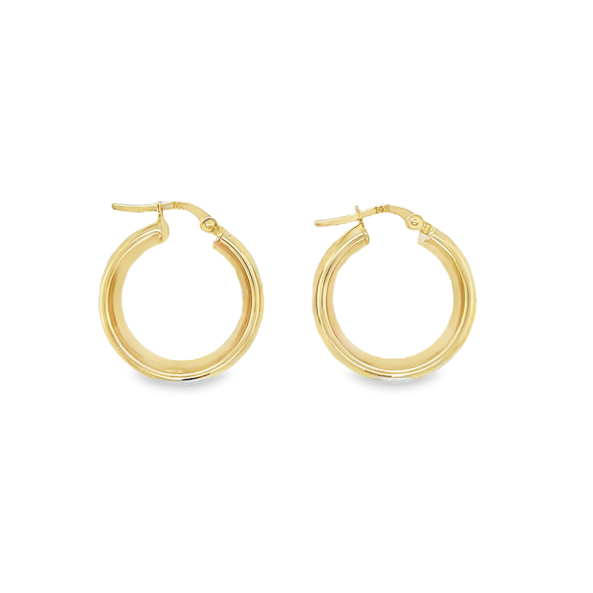 Jai's 14K Yellow Gold Small Thick Hoops