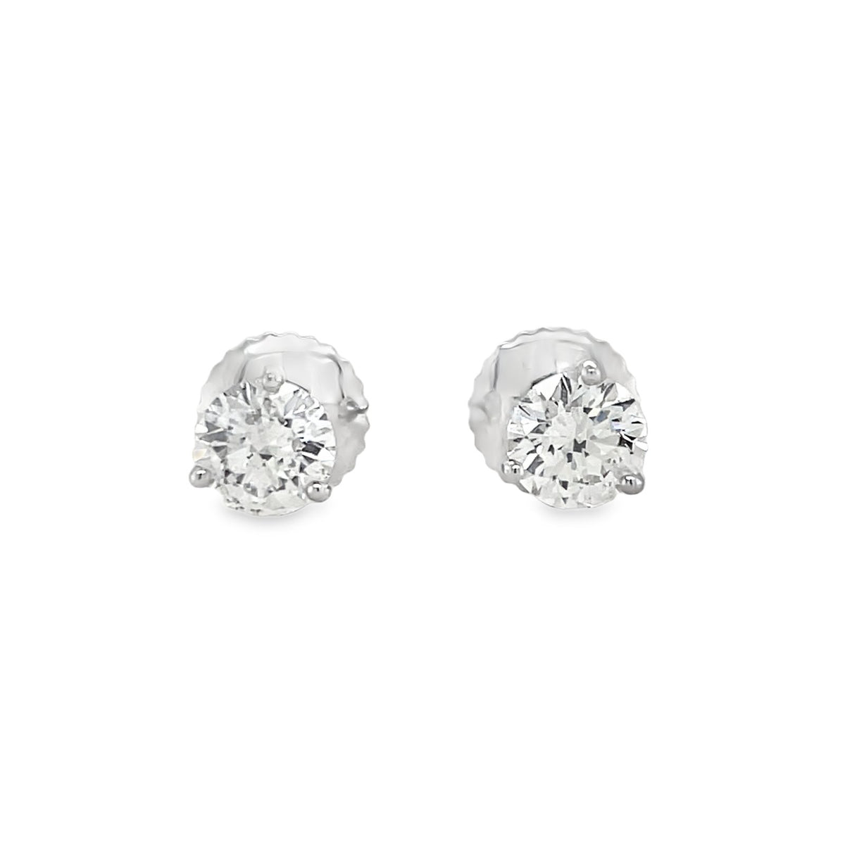 Jai's 18K White Gold 0.8-carat Solitaire Diamond Martini Studs