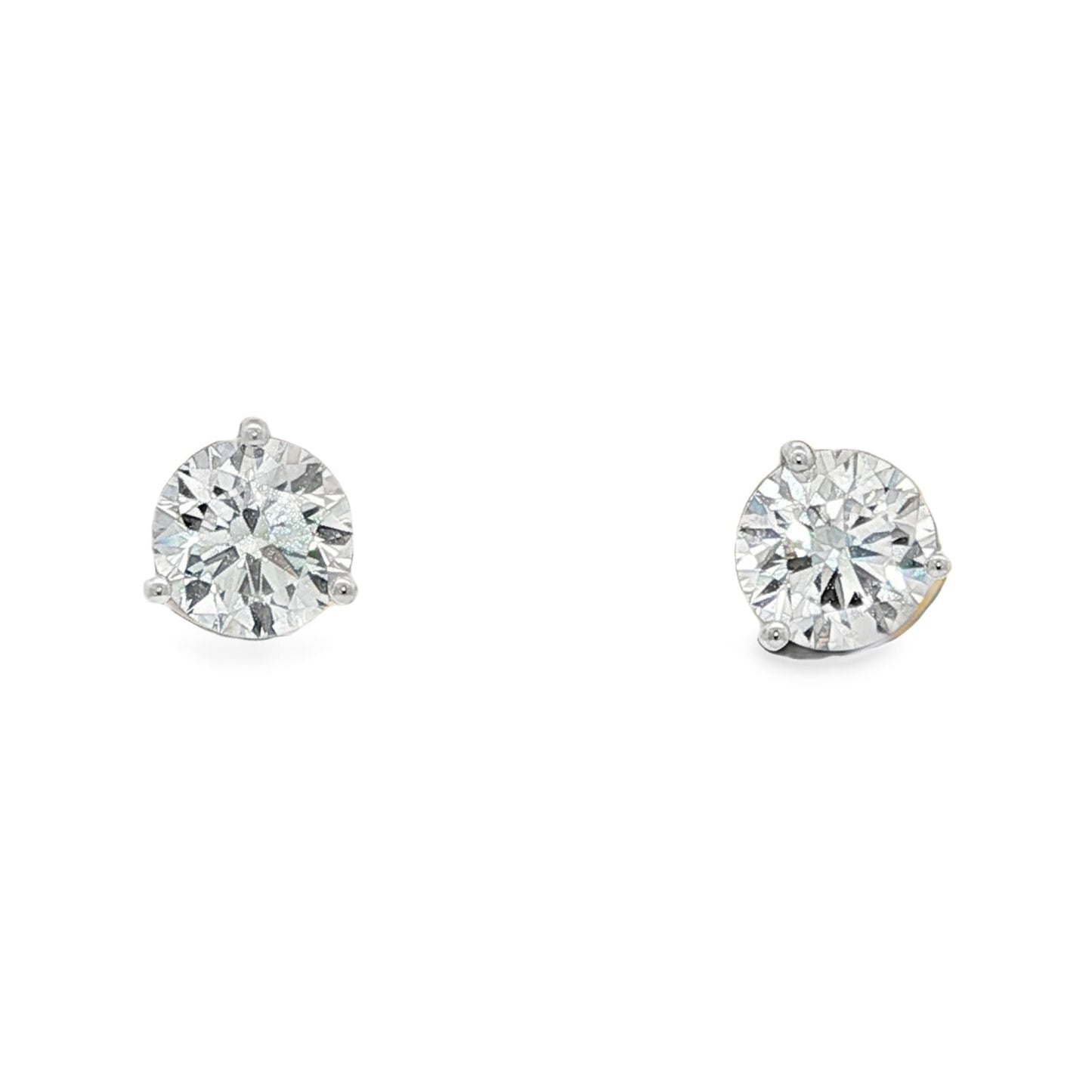 Jai's 18K Yellow Gold 1.5-carat Solitaire Diamond Martini Studs