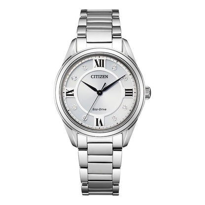 Citizen's Arezzo with Silver-tone Dial & Diamonds