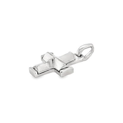 Jai's 14K White Gold Cross Pendant