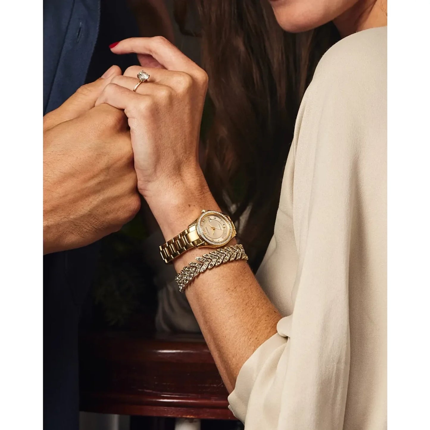 Citizen's Crystal with Champagne Dial & Crystals