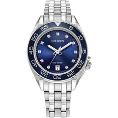 Citizen's Carson with Blue Dial & Diamonds