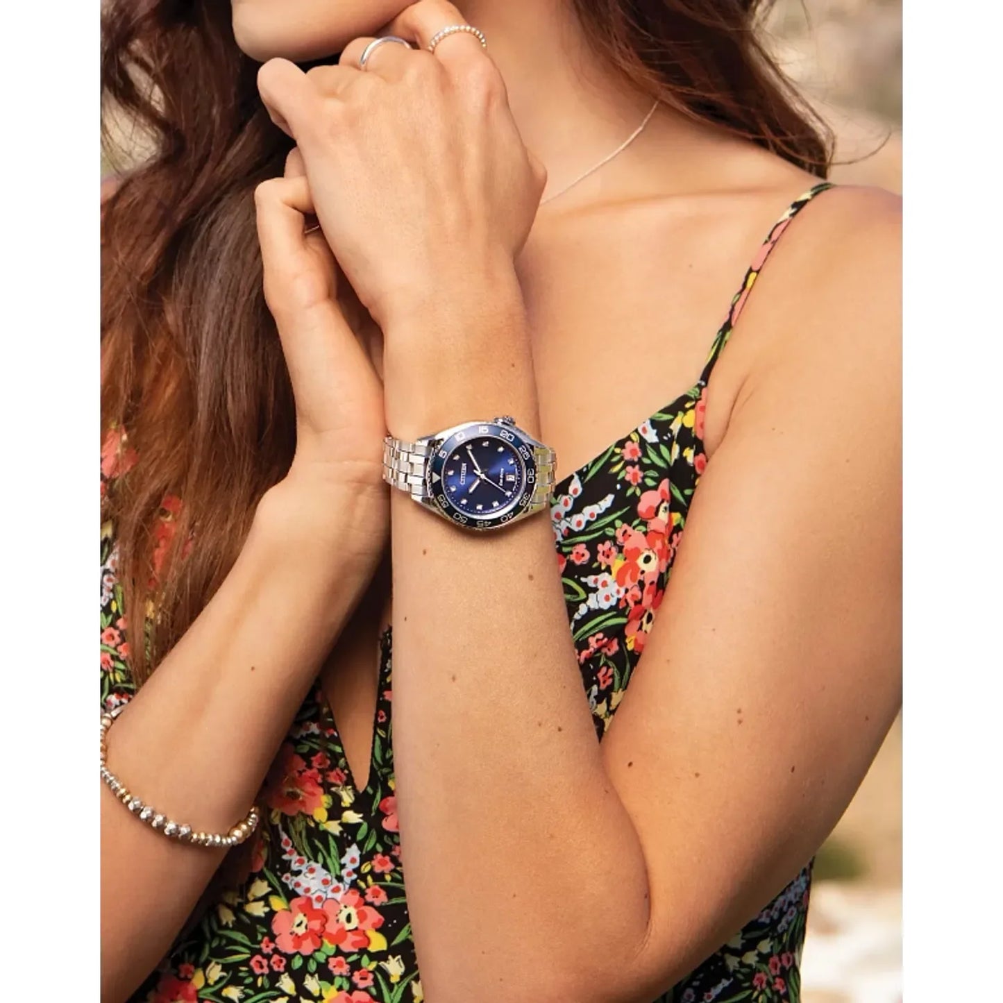 Citizen's Carson with Blue Dial & Diamonds