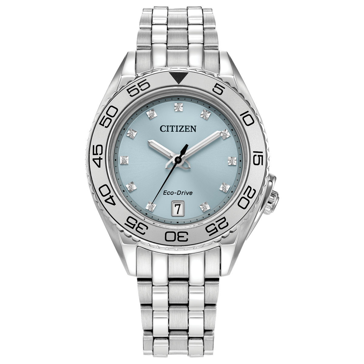 Citizen's Carson with Light Blue Dial & Diamonds