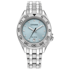 Citizen's Carson with Light Blue Dial & Diamonds