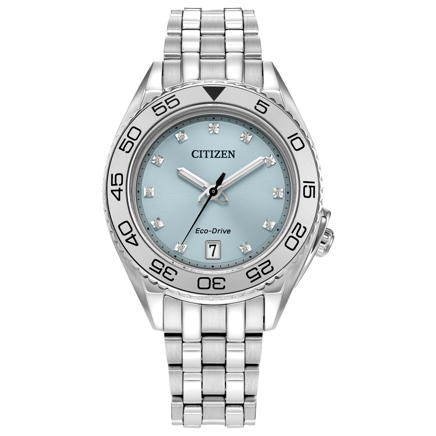 Citizen's Carson with Light Blue Dial & Diamonds