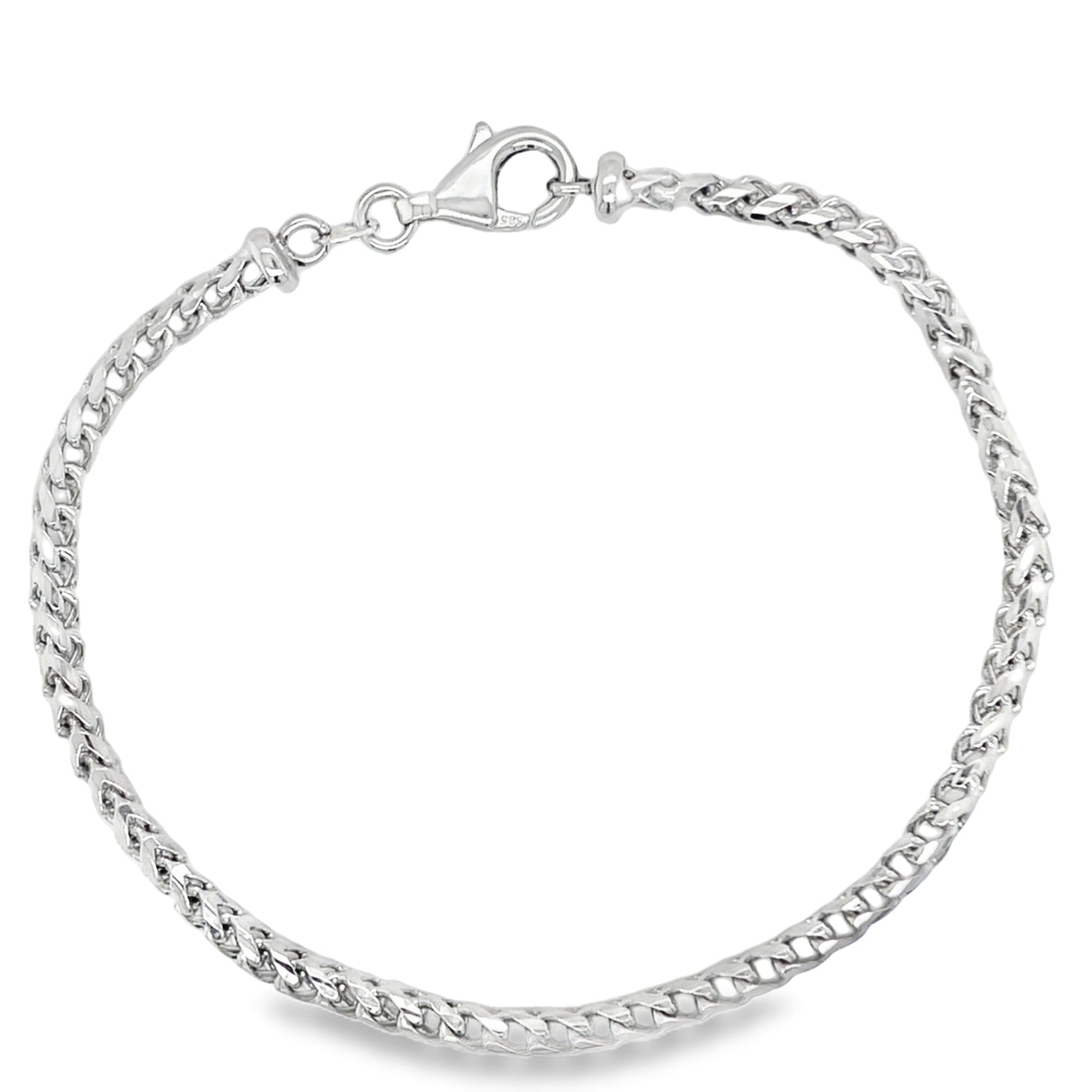 Jai's 14K White Gold Fine Franco Chain Bracelet