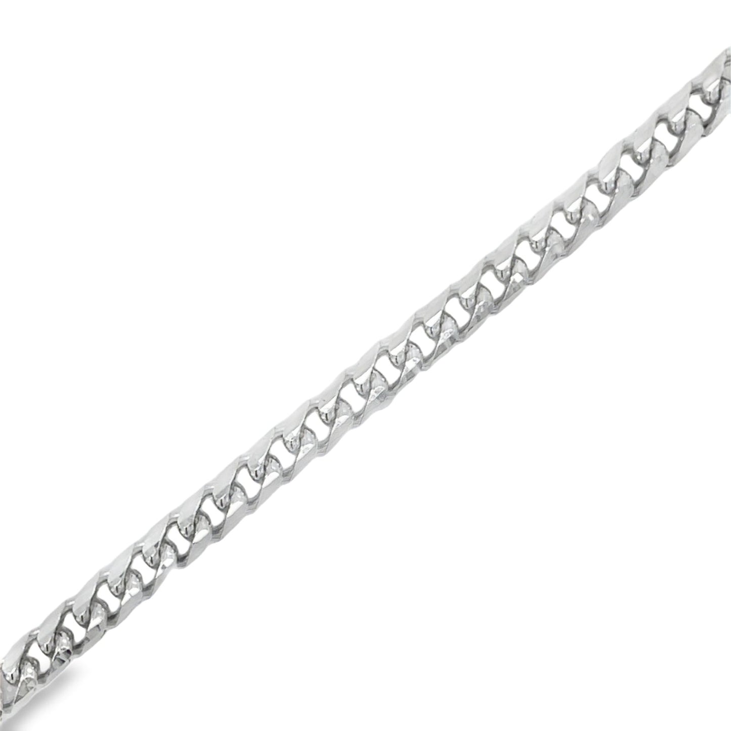 Jai's 14K White Gold Fine Franco Chain Bracelet