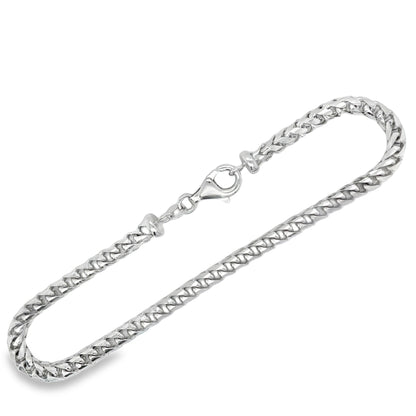 Jai's 14K White Gold Franco Chain Bracelet