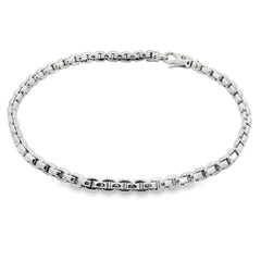 Jai's 18K White Gold Fine Box Chain Bracelet