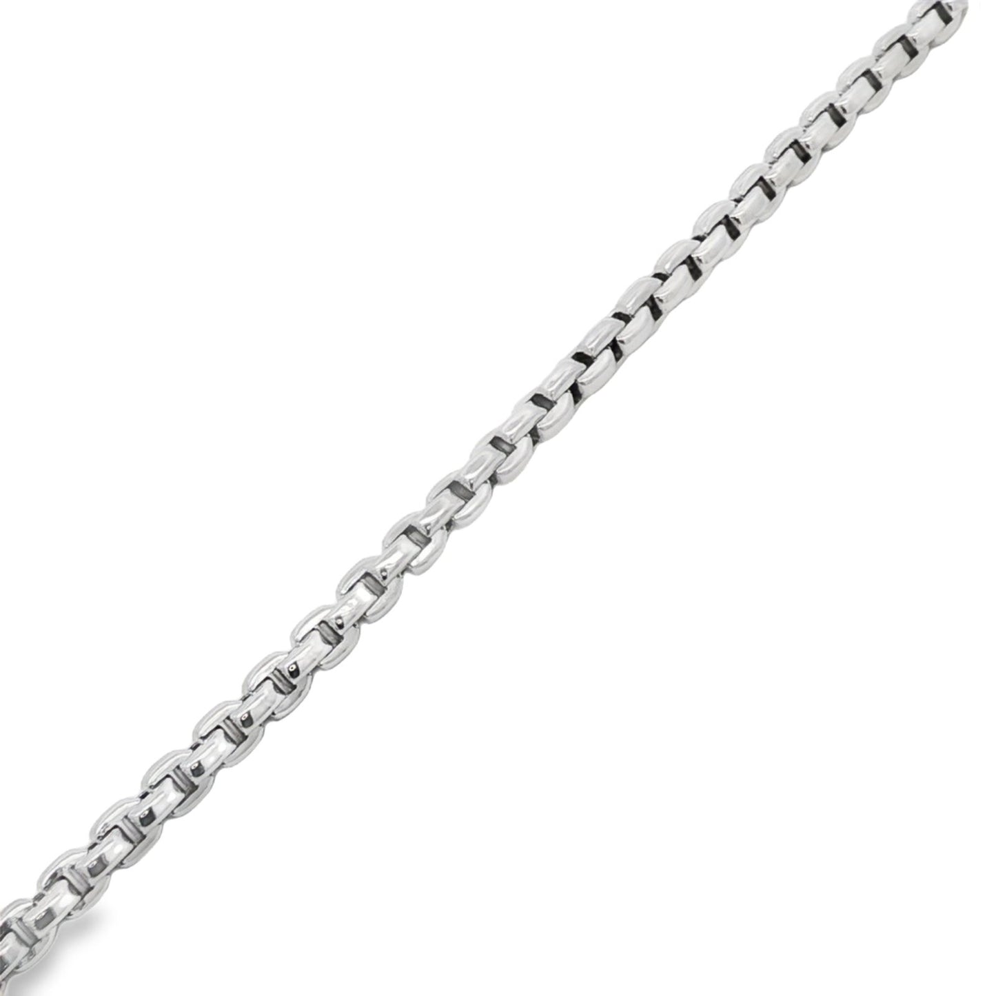 Jai's 18K White Gold Fine Box Chain Bracelet