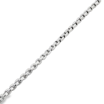 Jai's 18K White Gold Fine Box Chain Bracelet