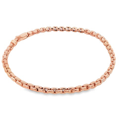 Jai's 18K Rose Gold Fine Box Chain Bracelet