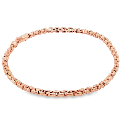Jai's 18K Rose Gold Fine Box Chain Bracelet