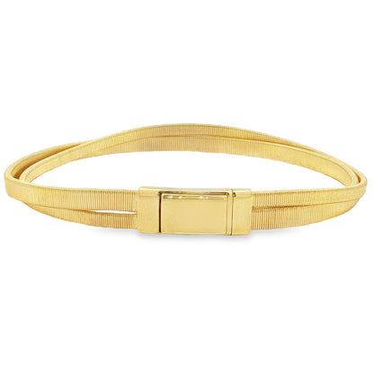 Jai's 18K Yellow Gold Two-row Coiled Bracelet