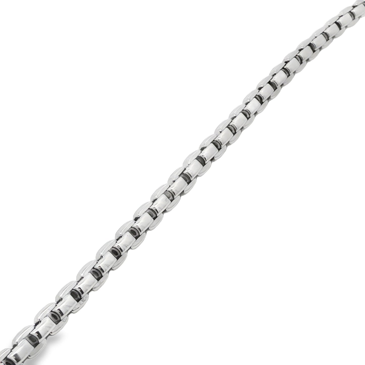 Jai's 18K White Gold Box Chain Bracelet