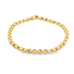 Jai's 18K Yellow Gold Box Chain Bracelet