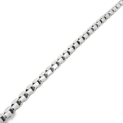 Jai's 18K White Gold Box Chain Bracelet