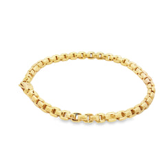 Jai's 18K Yellow Gold Box Chain Bracelet