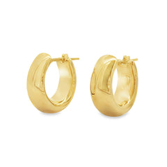 Jai's 18K Yellow Gold Small Thick Hoops