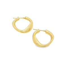 Jai's 18K Yellow Gold Twisted Hoops