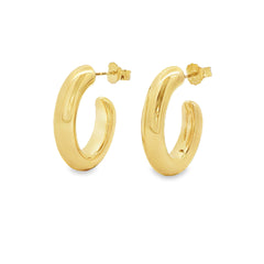 Jai's 18K Yellow Gold Hooked Studs