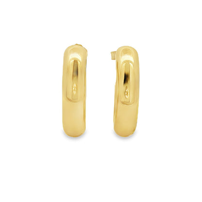 Jai's 18K Yellow Gold Hooked Studs