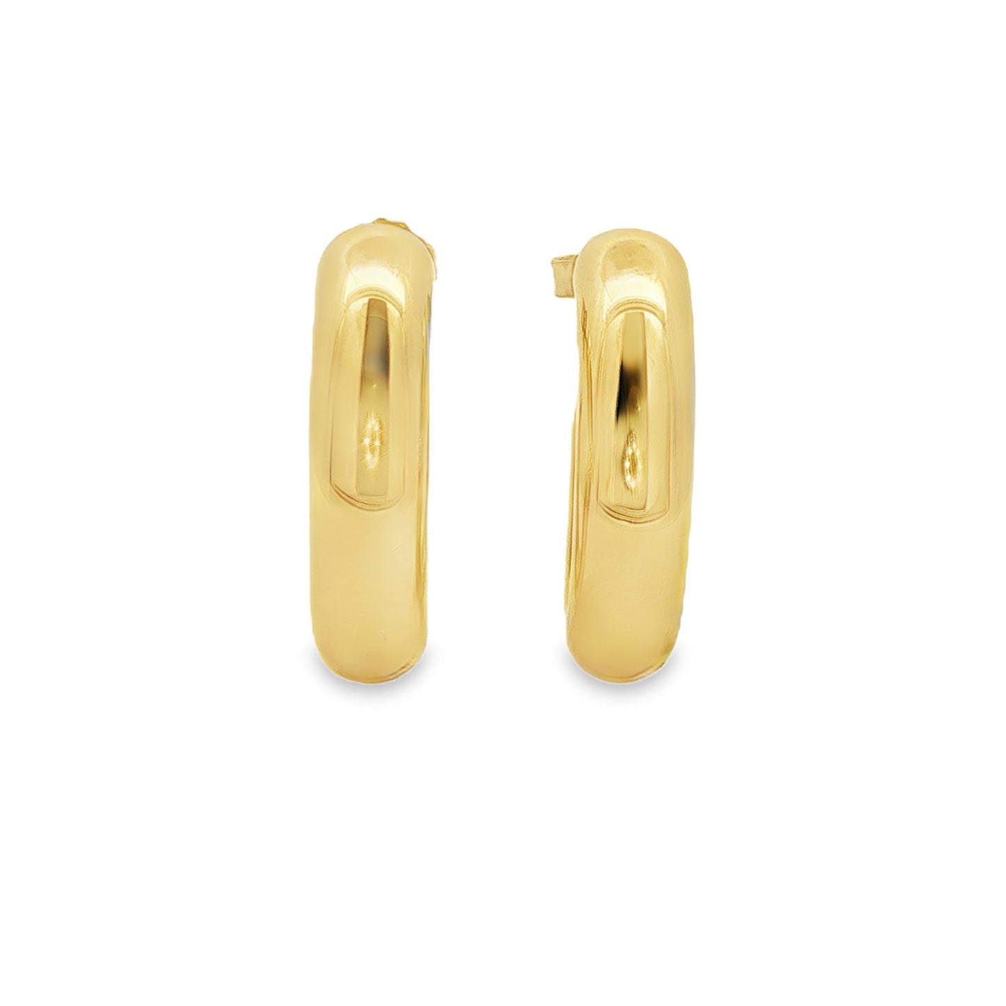 Jai's 18K Yellow Gold Hooked Studs