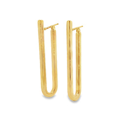 Jai's 18K Yellow Gold Large Paperclip Hoops