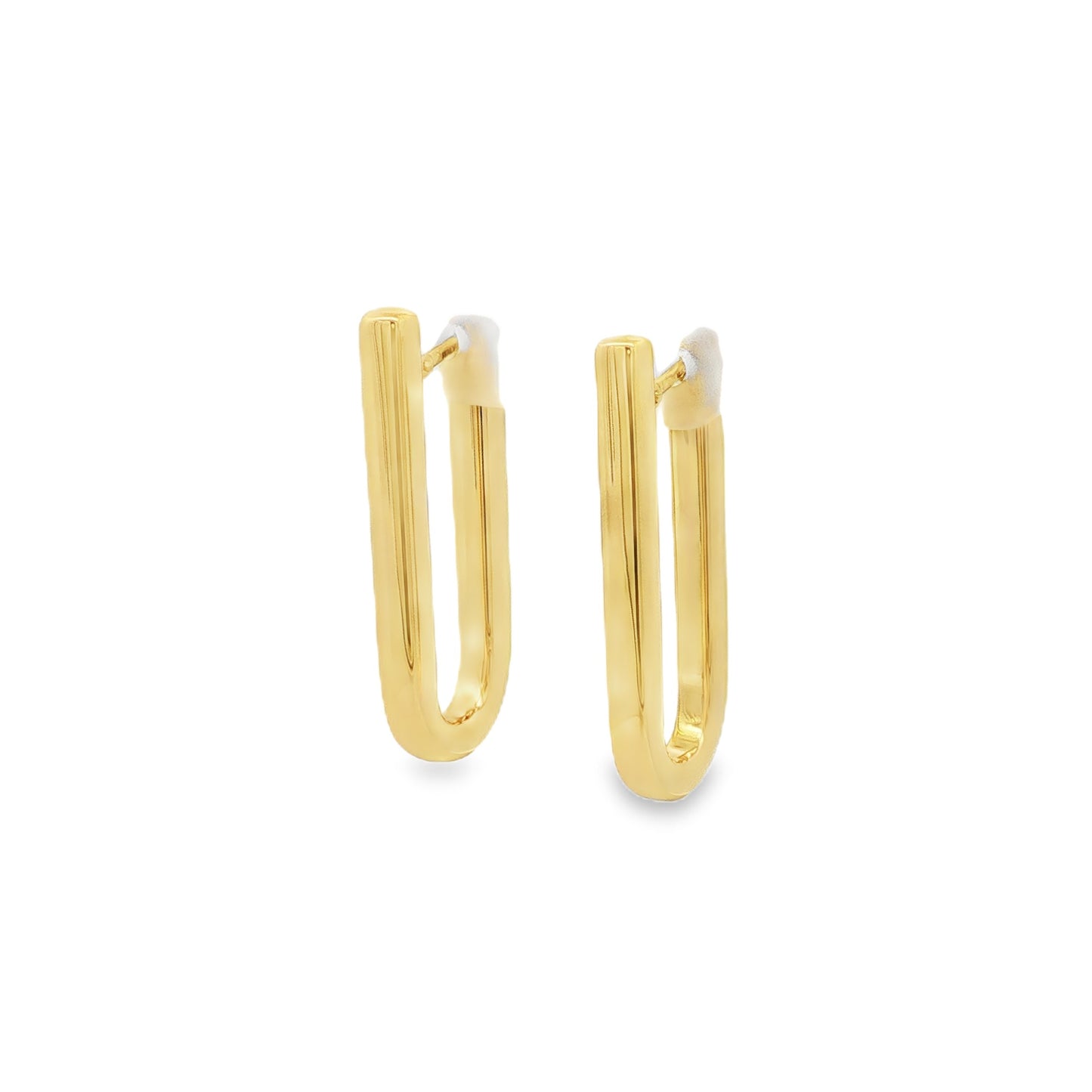 Jai's 18K Yellow Gold Paperclip Hoops