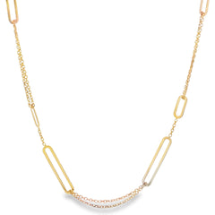 Jai's 18K Yellow Gold Double-strand Paperclip Necklace