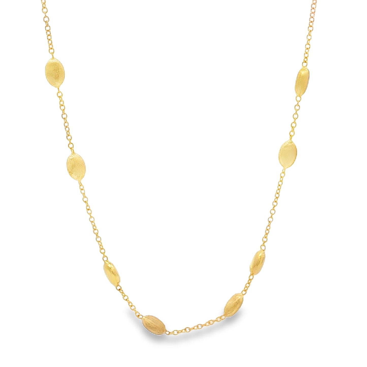 Jai's 18K Yellow Gold Satin Bead Necklace