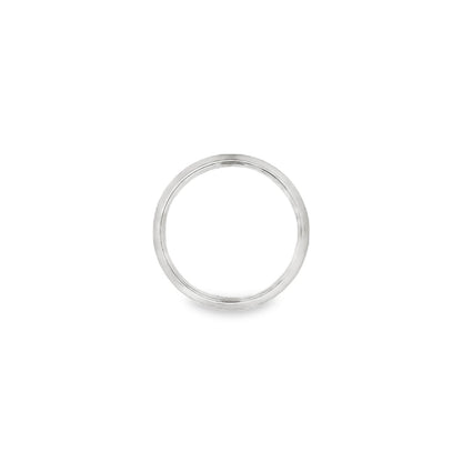 Jai's 14K Grey Gold Thick Rounded Wedding Band