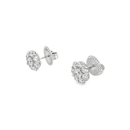 Hearts On Fire 18K White Gold Beloved Diamond Studs