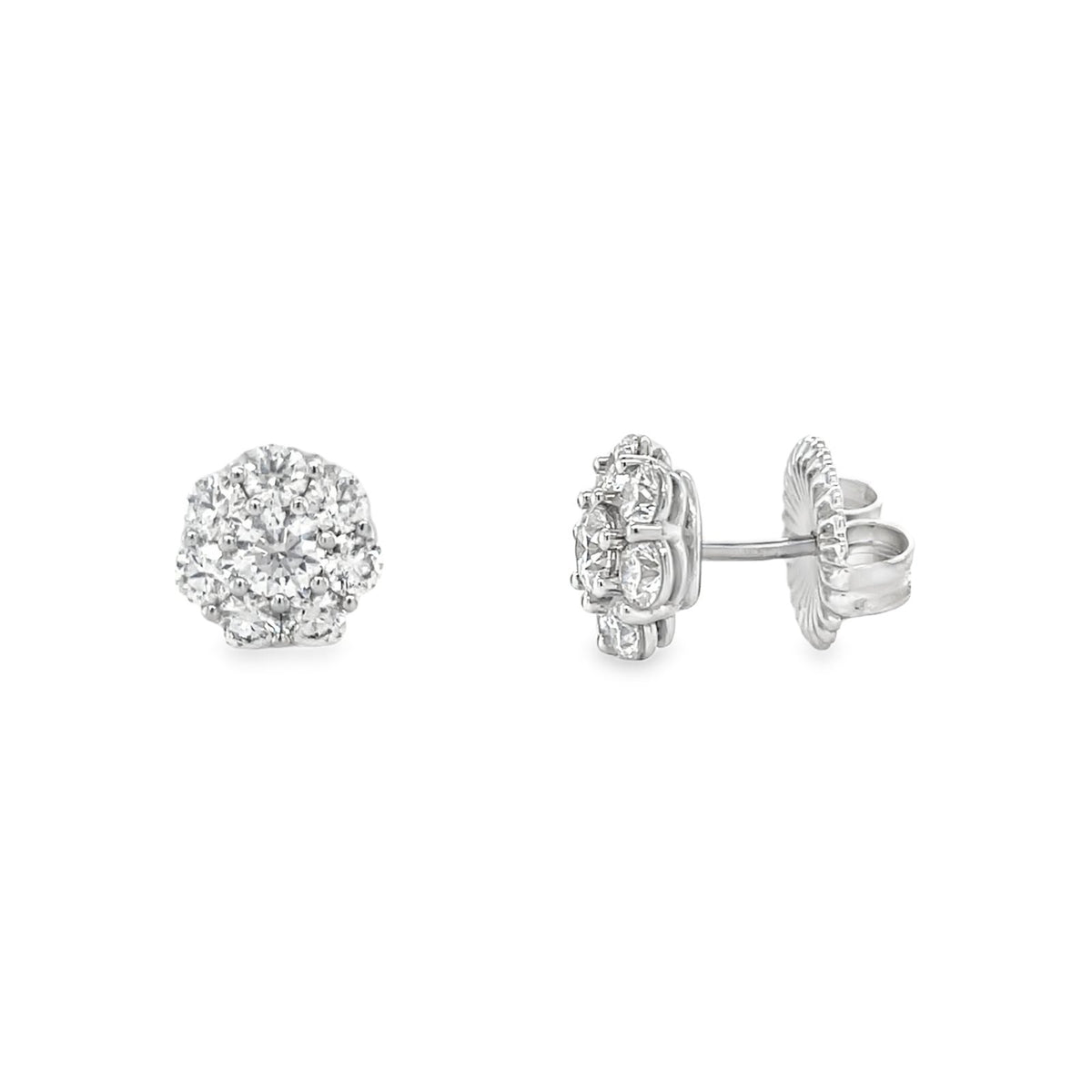 Hearts On Fire 18K White Gold Beloved Diamond Studs