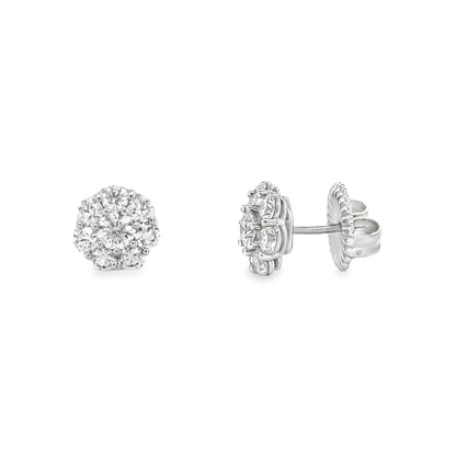 Hearts On Fire 18K White Gold Beloved Diamond Studs