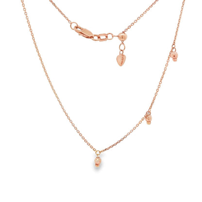 Jai's 14K Rose Gold Charm Necklace - 16"