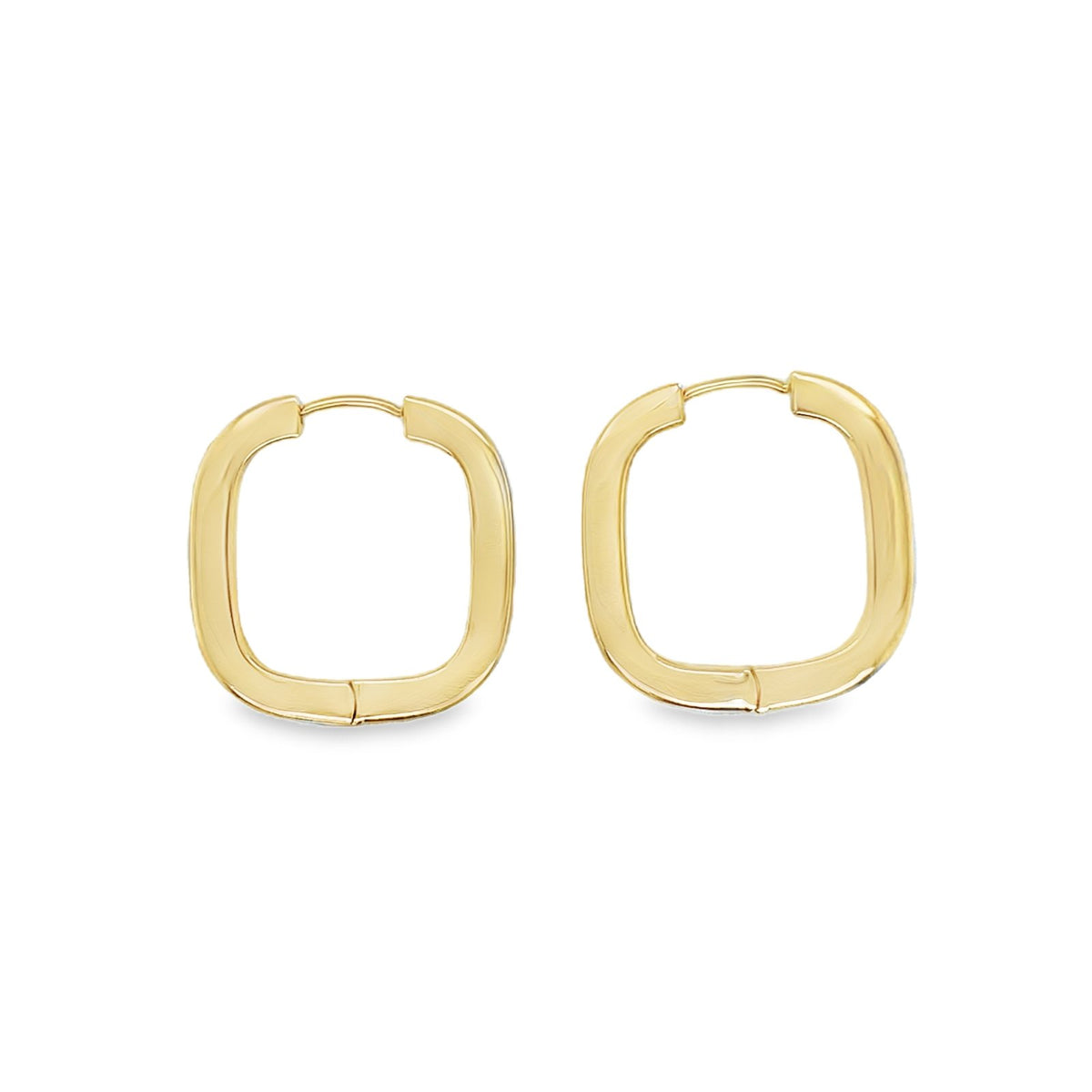 Jai's 14K Yellow Gold Squared Hoops
