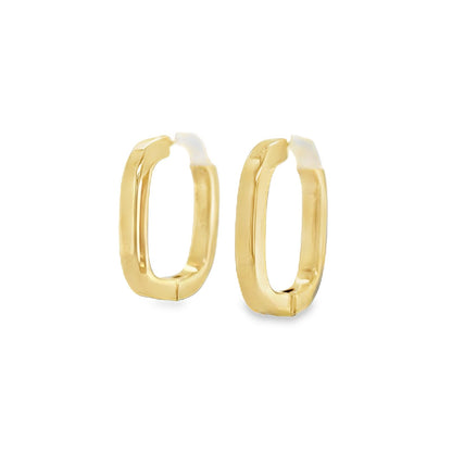 Jai's 14K Yellow Gold Squared Hoops