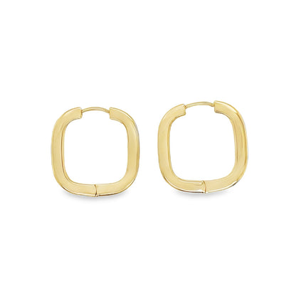 Jai's 14K Yellow Gold Squared Hoops
